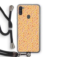 Camouflage: Samsung Galaxy A11 Transparant Hoesje met koord