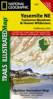 Wandelkaart - Topografische kaart 308 Yosemite NE - Tuolumne Meadows and Hoover Wilderness | National Geographic - thumbnail