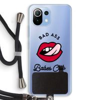 Badass Babes Club: Xiaomi Mi 11 Lite Transparant Hoesje met koord