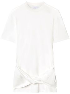 Off-White robe Arrow Twisted à manches courtes - Blanc