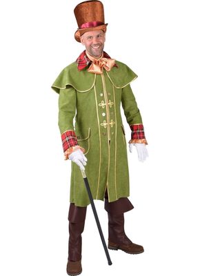 Koetsiersmantel groen