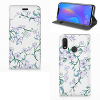 Huawei P Smart Plus Uniek Smart Cover Blossom White - thumbnail