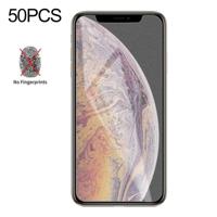 50 stuks non-Full matte Frosted gehard glas film voor iPhone XS Max/XI Max (2019) geen retail pakket