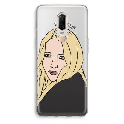 Mary Kate: OnePlus 6 Transparant Hoesje