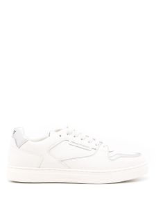 Emporio Armani baskets à bords contrastants - Blanc