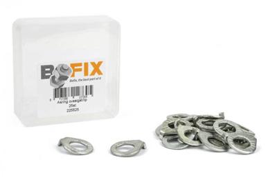 Bofix Naafd borgplaat m/lip ovaalgat chr ds a 25