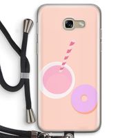 Donut: Samsung Galaxy A5 (2017) Transparant Hoesje met koord