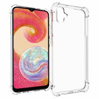Anti-shock Back Cover voor de Samsung Galaxy A04e Transparant Anti-shock Back Cover voor de Samsung Galaxy A04e Transparant