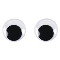 10x Wiebel oogjes/googly eyes - dia 30 mm - hobby en knutselen artikelen - thumbnail