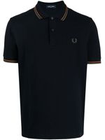 Fred Perry polo Twin Tipped en coton - Bleu