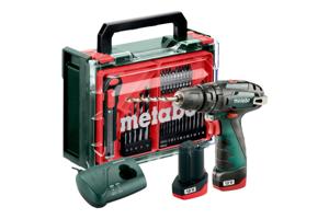 Metabo POWERMAXX SB BASIC SET Accu-klopboormachine 12 V | 2 x 2.0 Ah accu + lader + 41-delige mobiele werkplaats - 600385710