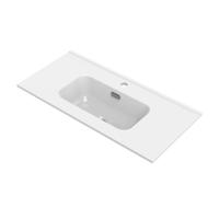 Tiger Wastafel S-line Calpe 80 cm Glanzend Wit Tiger Wastafel S-line Calpe 80 cm Glanzend Wit