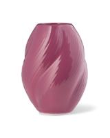 HEMA Vaas Voor Geurstokjes ⌀7x10cm Keramiek Twist Aubergine (aubergine)