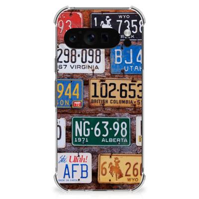 Google Pixel 9 Pro XL Anti-shock Hoesje met foto Kentekenplaten Google Pixel 9 Pro XL Anti-shock Hoesje met foto Kentekenplaten