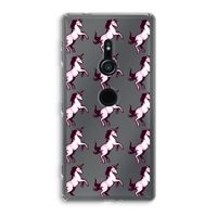 Musketon Unicorn: Sony Xperia XZ2 Transparant Hoesje - thumbnail