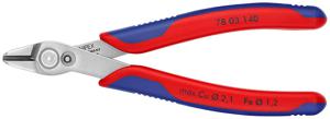 Knipex Elektronicazijsnijtang | RVS lengte 140 mm | facet nee | gepolijst | 1 stuk - 78 03 140 - 78 03 140