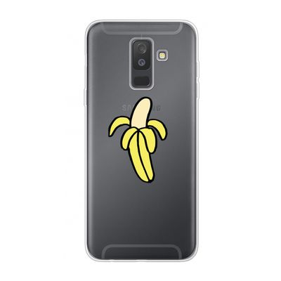 Banana: Samsung Galaxy A6 Plus (2018) Transparant Hoesje