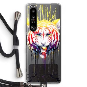 Fading: Sony Xperia 1 III Transparant Hoesje met koord