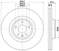 Remschijf 8DD355128311