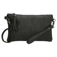 Beagles Clutch / Schoudertasje Snake Zwart