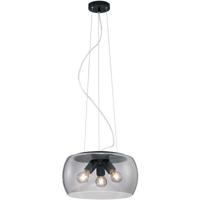 LED Hanglamp - E27 Fitting - Rond - Mat Antraciet - Aluminium