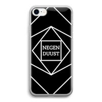Negenduust geometrisch: iPhone SE 2020 Transparant Hoesje