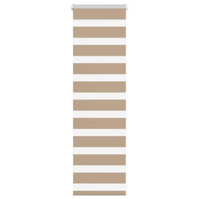 Zebra Blind 45x100 cm stofbreedte 40,9 cm polyester zandbruin