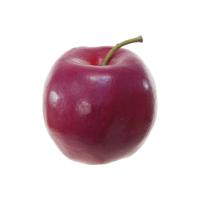 Kunstfruit decofruit - appel/appels - ongeveer 8 cm - donkerrood - Kunstbloemen - thumbnail