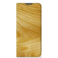 Nokia G50 Book Wallet Case Licht Hout