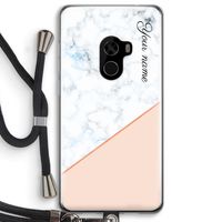Marmer in stijl: Xiaomi Mi Mix 2 Transparant Hoesje met koord