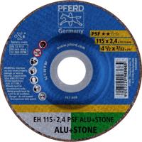 PFERD TOOLS EH 115-2,4 PSF ALU+STONE 61830122 Doorslijpschijf gebogen 115 mm 25 stuk(s) Aluminium, Non-ferrometaal, Titanium, Titaniumlegering, Gietijzer,