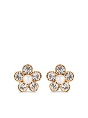 Nina Ricci boucles d'oreilles fleur (années 1980)