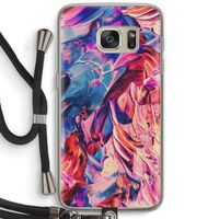 Pink Orchard: Samsung Galaxy S7 Transparant Hoesje met koord