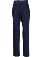 TOM FORD pantalon de costume ceinturé Atticus - Bleu - thumbnail