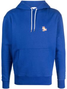 Maison Kitsuné hoodie Chillax Fox en coton - Bleu