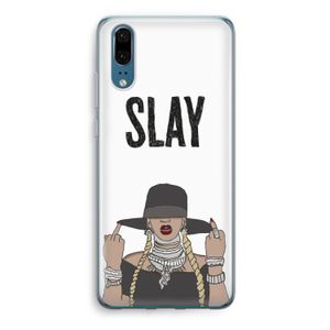 Slay All Day: Huawei P20 Transparant Hoesje