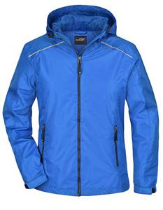 James & Nicholson JN1117 Ladies´ Rain Jacket - /Royal/Navy - XXL