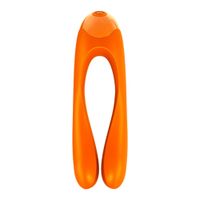 Satisfyer - Candy Cane Vinger Vibrator USB-oplaadbaar Oranje