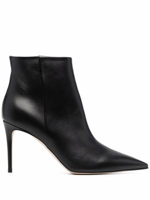 Scarosso bottines Anya en cuir - Noir
