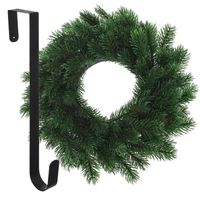 Kerstkrans 35 cm - groen - met hanger/ophanghaak - kerstversiering - Kerstkransen - thumbnail