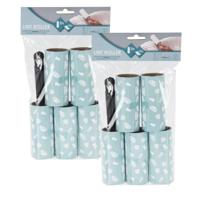 Kledingroller set - 2x - kleefroller - kledingborstel - pluizenroller voor kleding of meubels