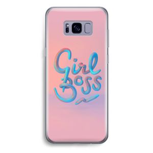 Girl boss: Samsung Galaxy S8 Plus Transparant Hoesje