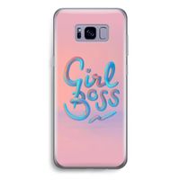 Girl boss: Samsung Galaxy S8 Plus Transparant Hoesje