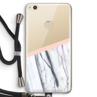 A touch of peach: Huawei Ascend P8 Lite (2017) Transparant Hoesje met koord