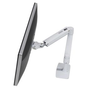 Ergotron LX Arm Desk Mount Monitor-tafelbeugel 1-voudig 38,1 cm (15) - 86,4 cm (34) Wit In hoogte verstelbaar, Kantelbaar, Zwenkbaar, Roteerbaar