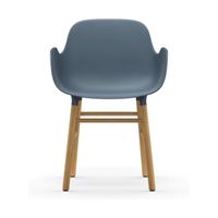 Normann Copenhagen Form Chair eetkamerstoel met armleuning eiken Blue
