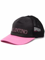 Valentino Garavani casquette en mesh à logo imprimé - Noir