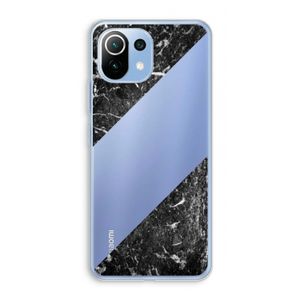 Zwart marmer: Xiaomi Mi 11 Lite Transparant Hoesje