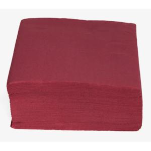 Servetten Luxe kwaliteit - bordeaux rood - 80x - 38 x 38 cm - Tafel decoratie - Papier