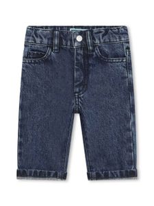 Kenzo Kids jean à patch logo - Bleu